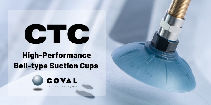 CTC High Performance Bell-type Suction Cups, the Suction Cups that Hold Fast to Sheet Metal