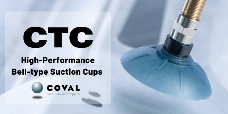 CTC High Performance Bell-type Suction Cups, the Suction Cups that Hold Fast to Sheet Metal