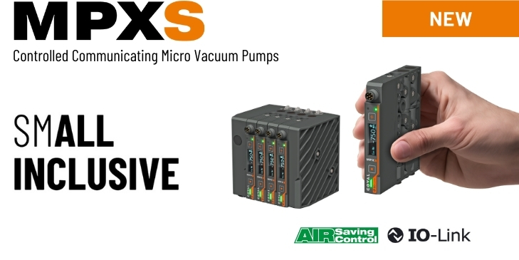 [NEW] MPXS Series Controlled Communicating Micro Vacuum Pumps